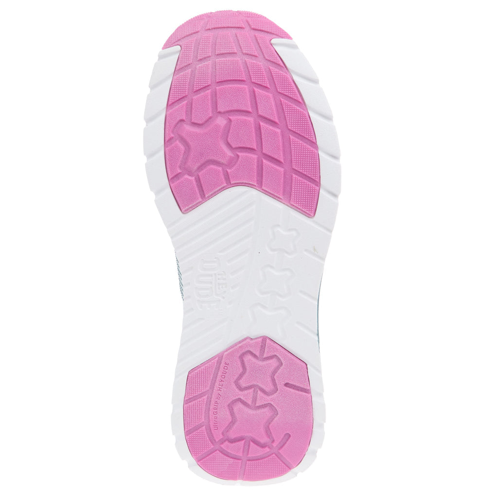 Hey Dude Women`s Active Ice Blue Sirocco Casual Shoe