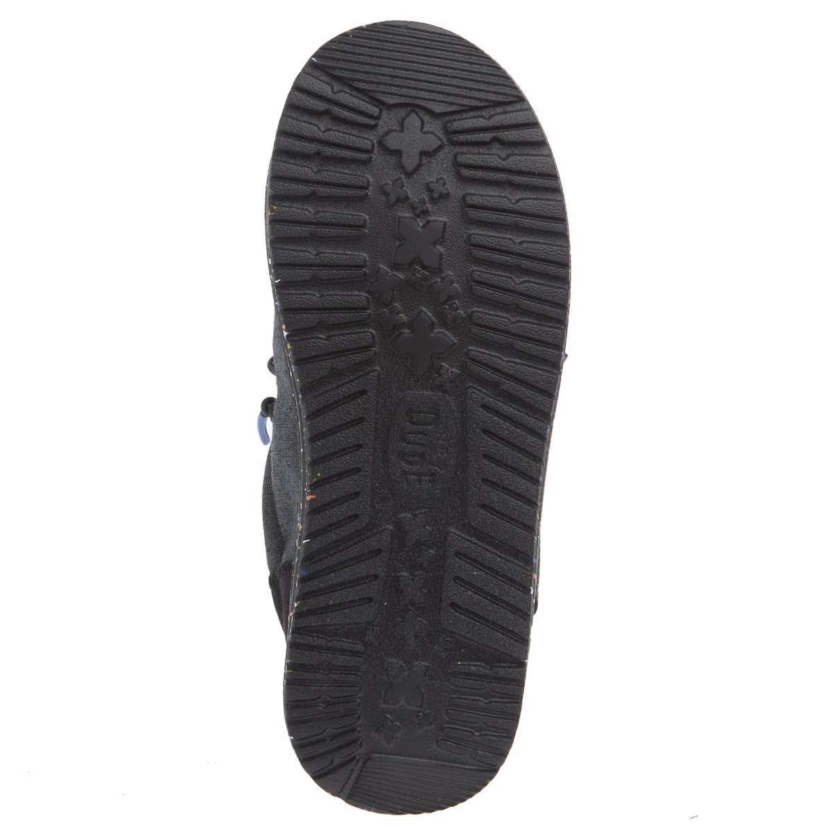Hey Dude Wally Youth Funk Splatter Black Casual Shoe