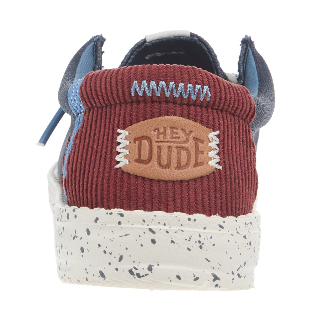 Hey Dude Youth Wally Break Day Navy Casual Shoe