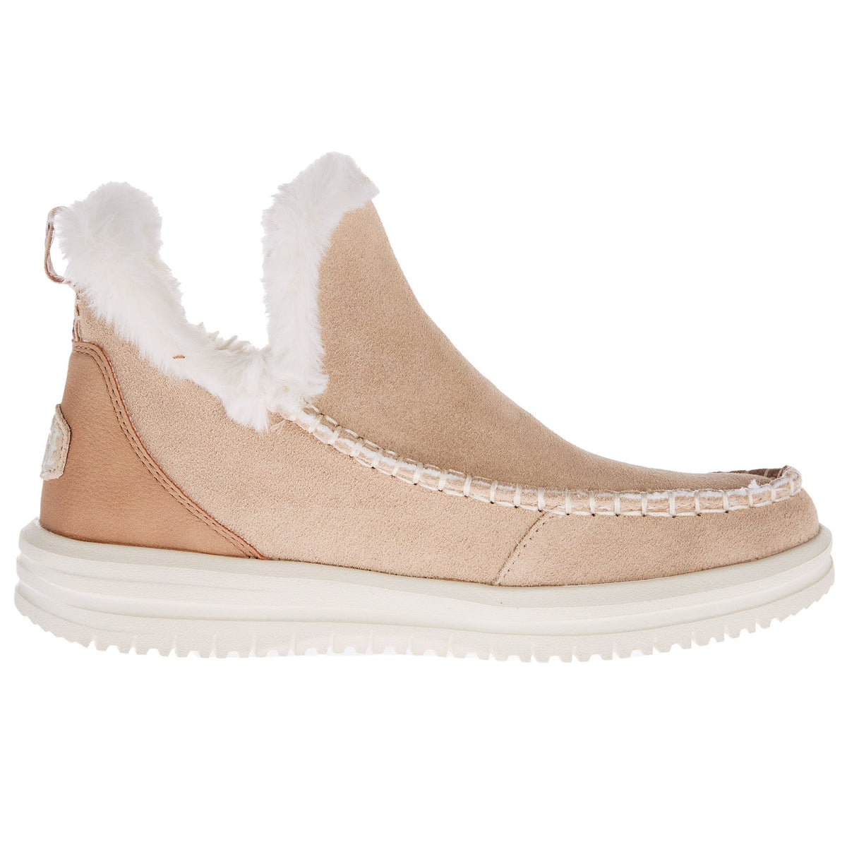 Hey Dude Womens Camden Suede Tan Casual Shoe