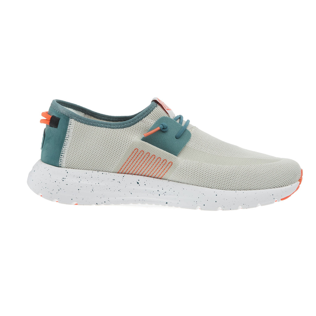 Hey Dude Men`s Sirocco Active Blue Grey/Orange Casual Shoe