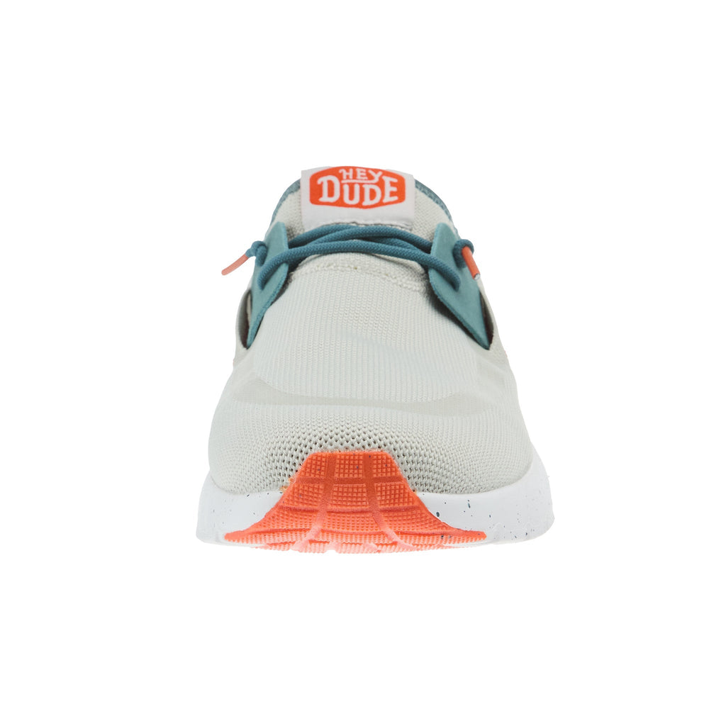 Hey Dude Men`s Sirocco Active Blue Grey/Orange Casual Shoe