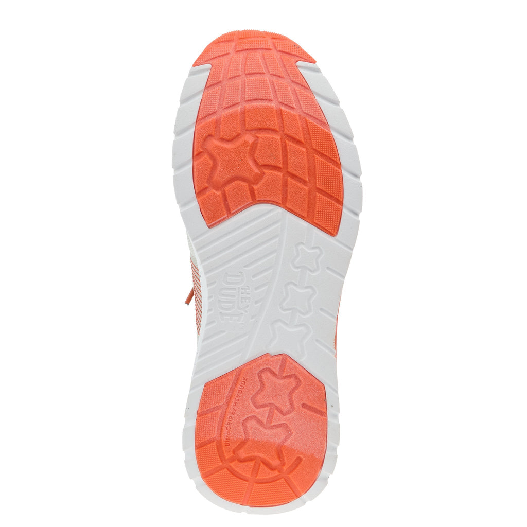 Hey Dude Men`s Sirocco Active Blue Grey/Orange Casual Shoe