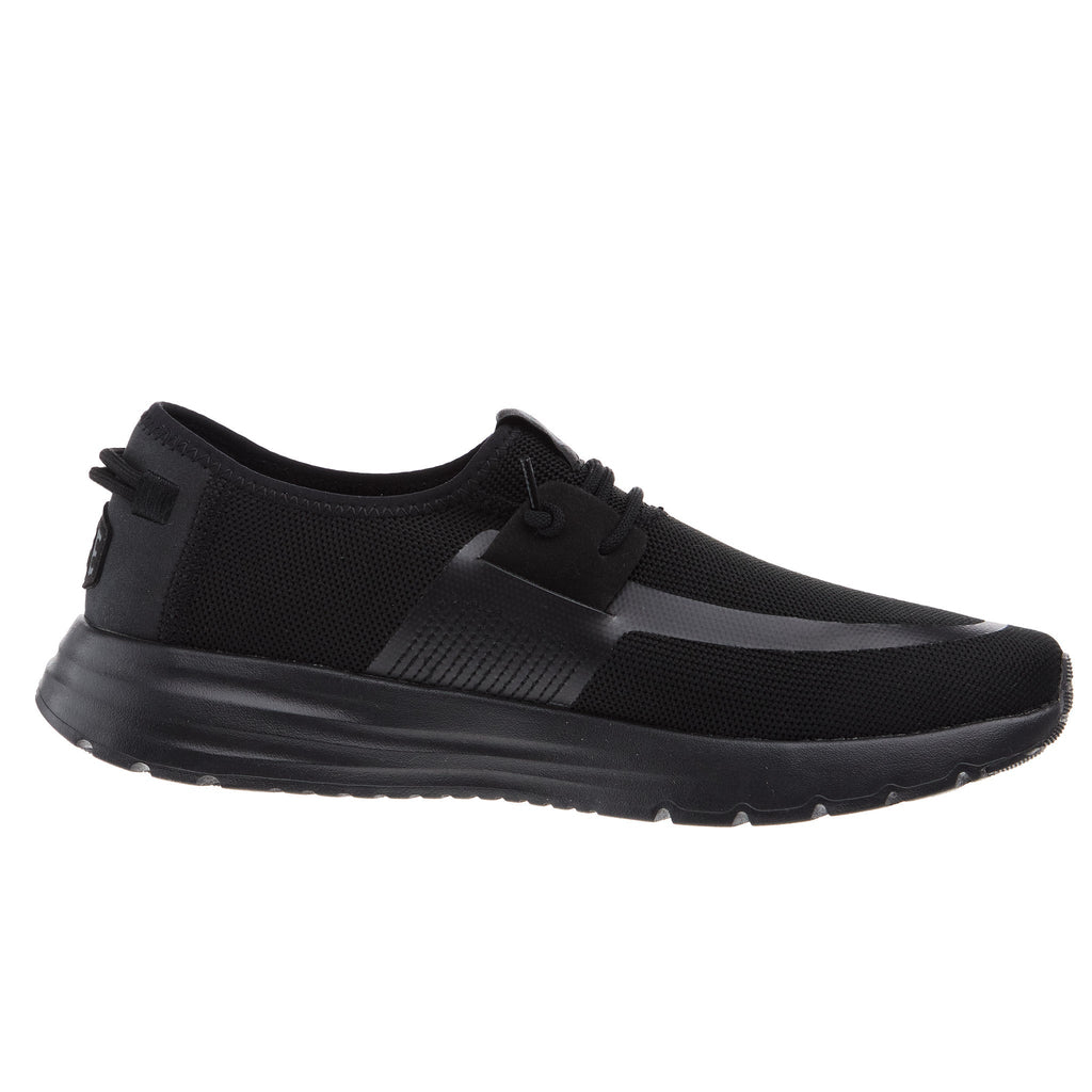 Hey Dude Mens Sirocco Active Black Tennis Shoe