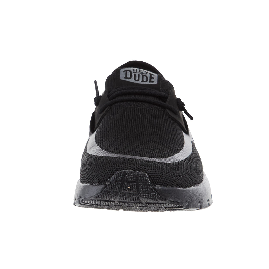 Hey Dude Mens Sirocco Active Black Tennis Shoe