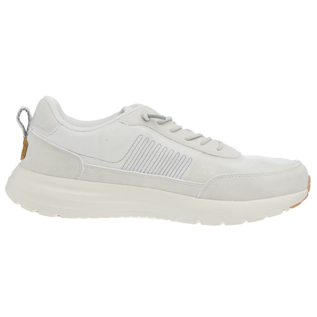 Hey Dude Men`s Sirocco Alta Essential Light Grey/White Casual Shoe
