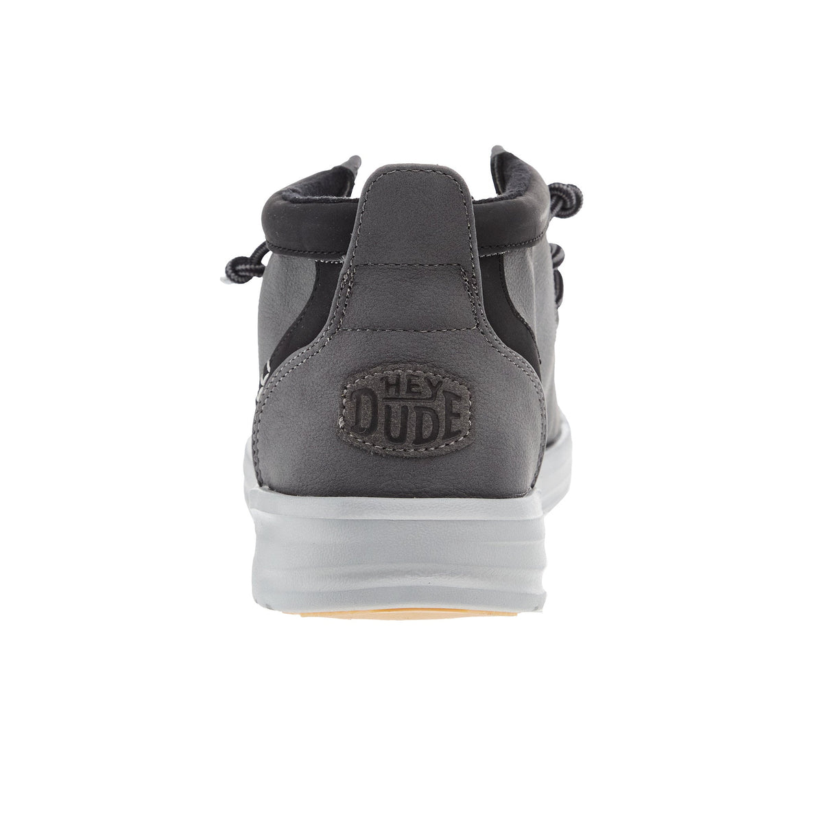 Hey Dude Mens Grey Mid Griper Casual Shoe