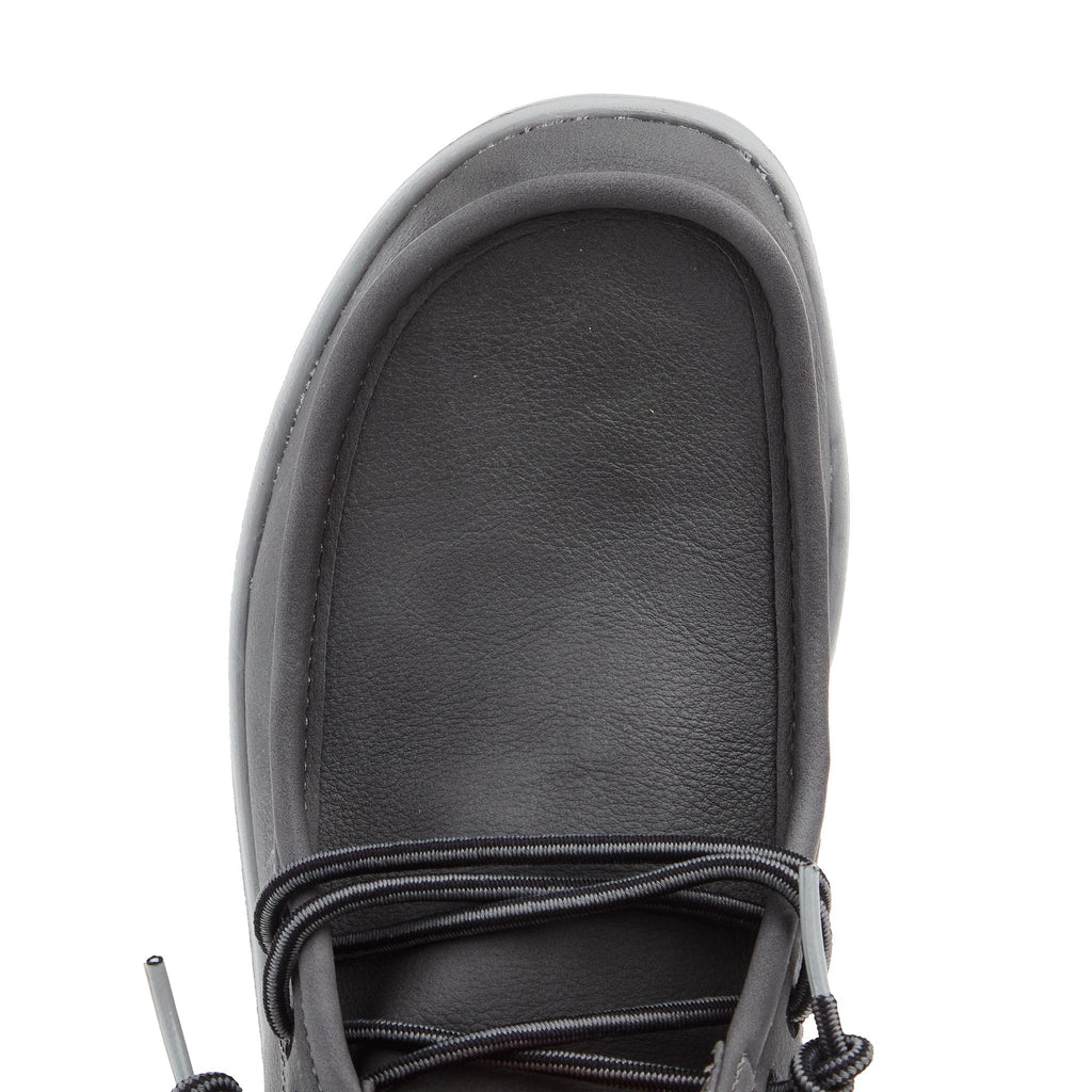 Hey Dude Mens Grey Mid Griper Casual Shoe