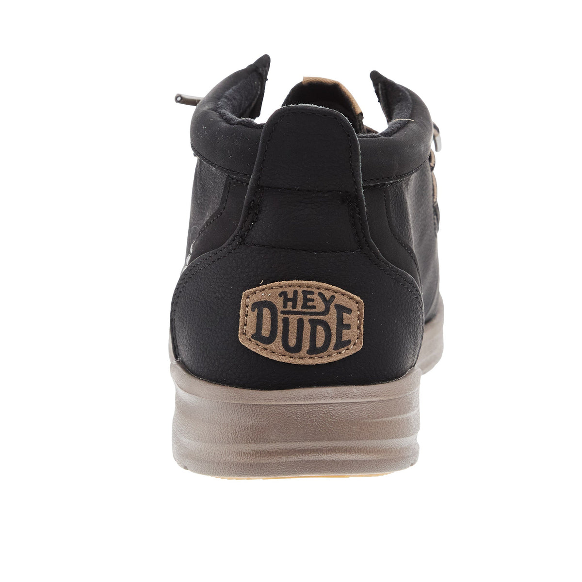Hey Dude Men Wally Black Mid Griper Casual Shoe