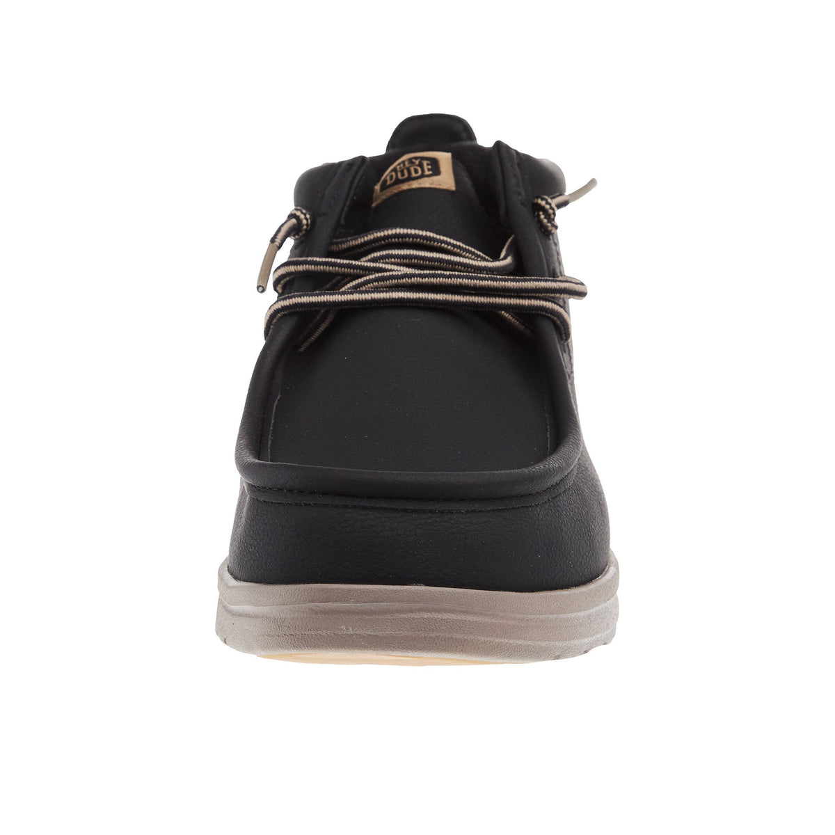 Hey Dude Men Wally Black Mid Griper Casual Shoe