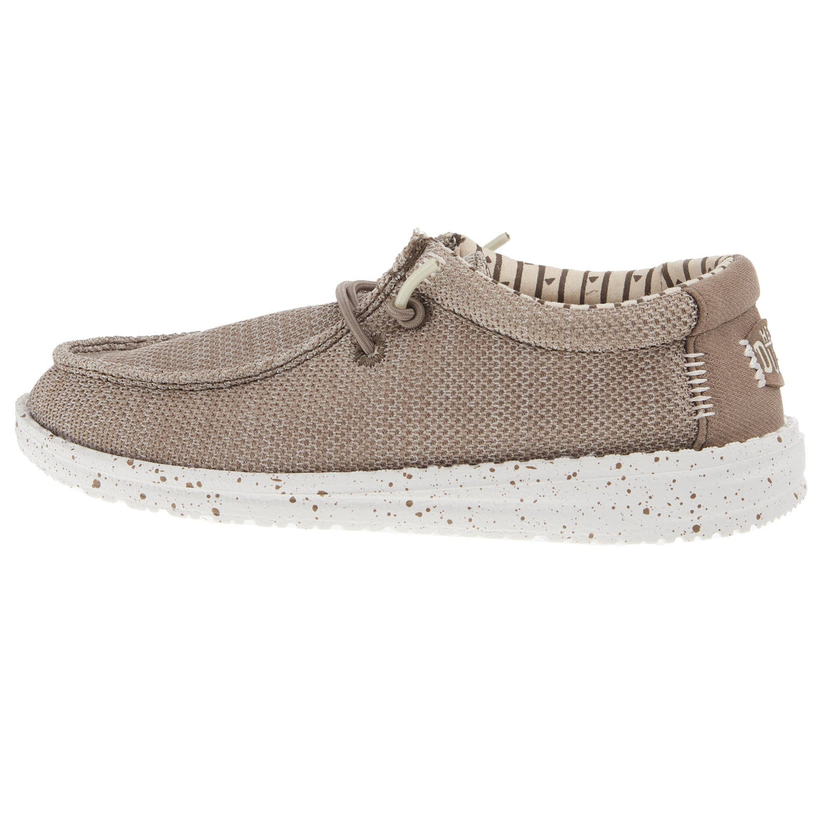 Hey Dude Wally Youth Stretch Mesh Walnut