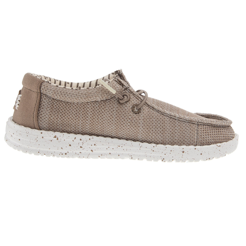 Hey Dude Wally Youth Stretch Mesh Walnut
