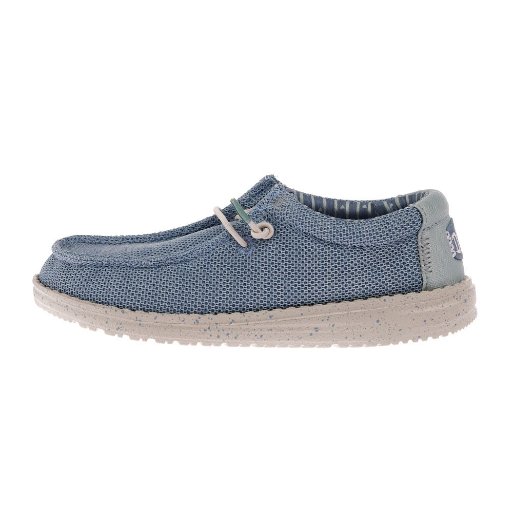 Hey Dude Youth Wally Cloud Blue Stretch Sox