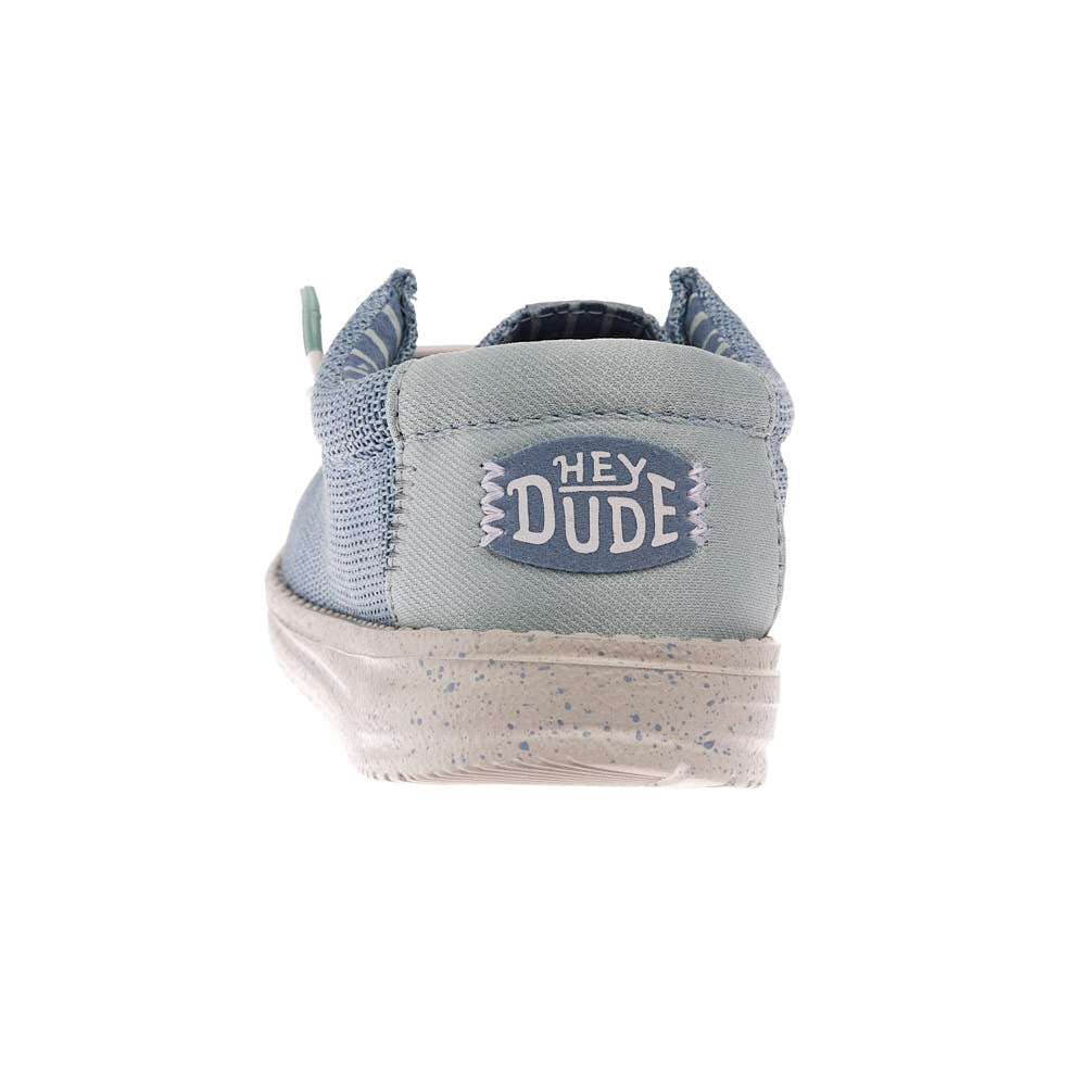 Hey Dude Youth Wally Cloud Blue Stretch Sox