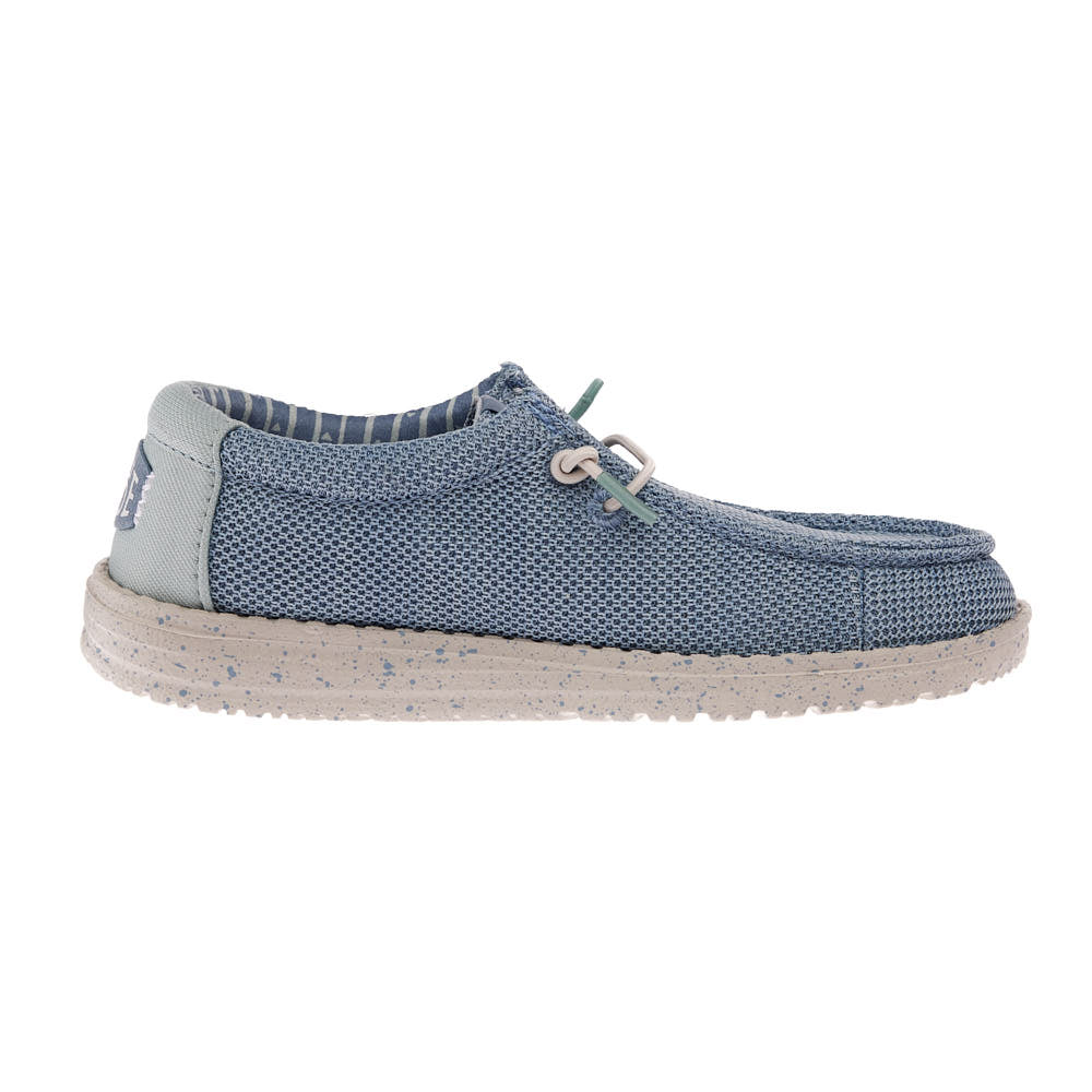Hey Dude Youth Wally Cloud Blue Stretch Sox