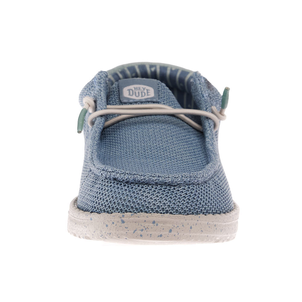 Hey Dude Youth Wally Cloud Blue Stretch Sox
