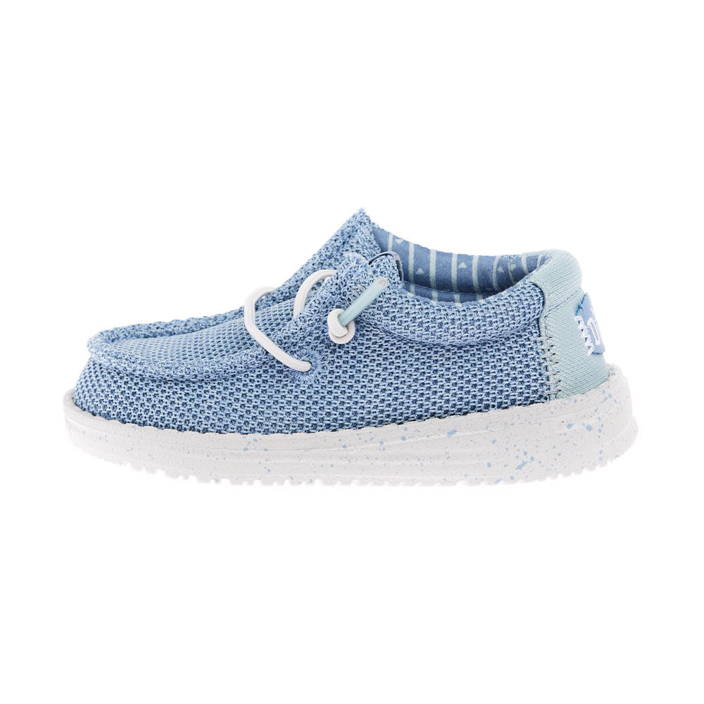 Hey Dude Toddler Wally Cloud Blue Stretch Sox