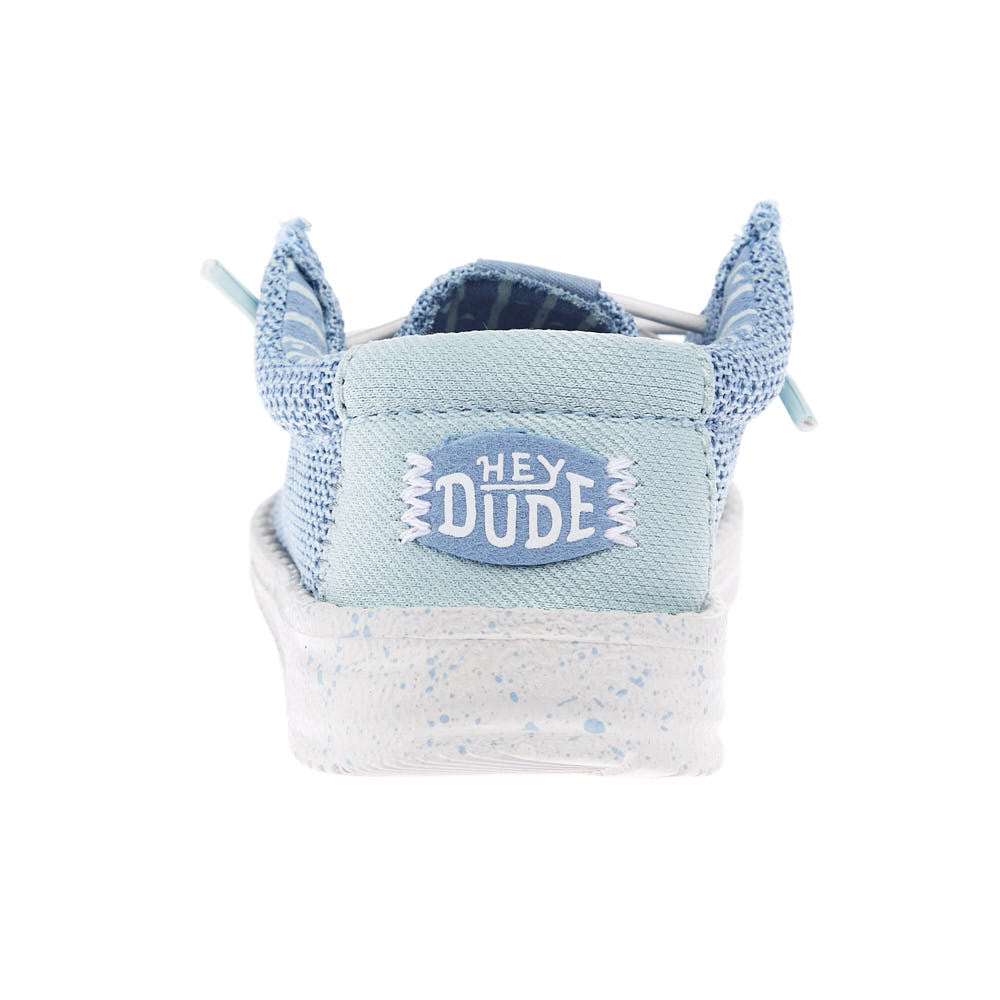 Hey Dude Toddler Wally Cloud Blue Stretch Sox