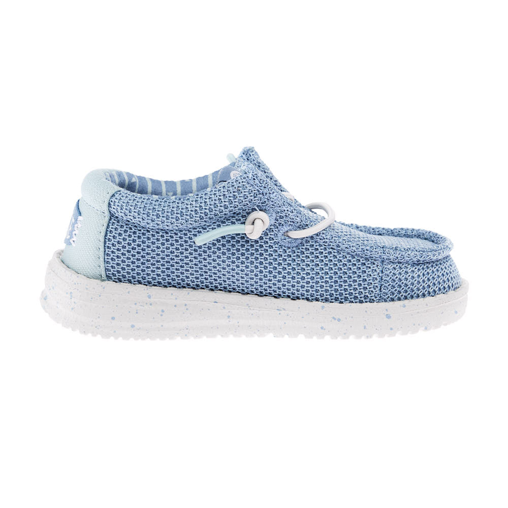 Hey Dude Toddler Wally Cloud Blue Stretch Sox