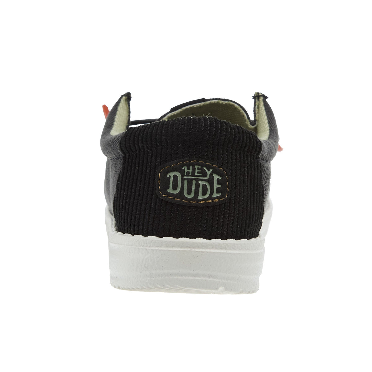 Hey Dude Boys Wally Black Herringbone Shoe