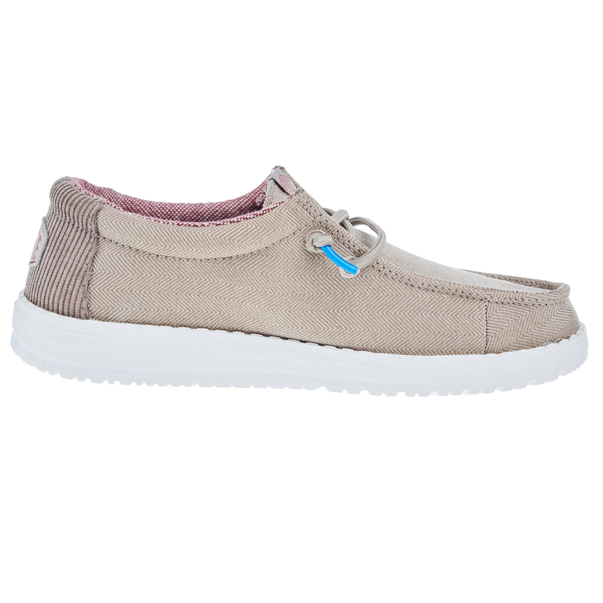 Hey Dude Youth Wally Herringbone Tan Casual Shoe
