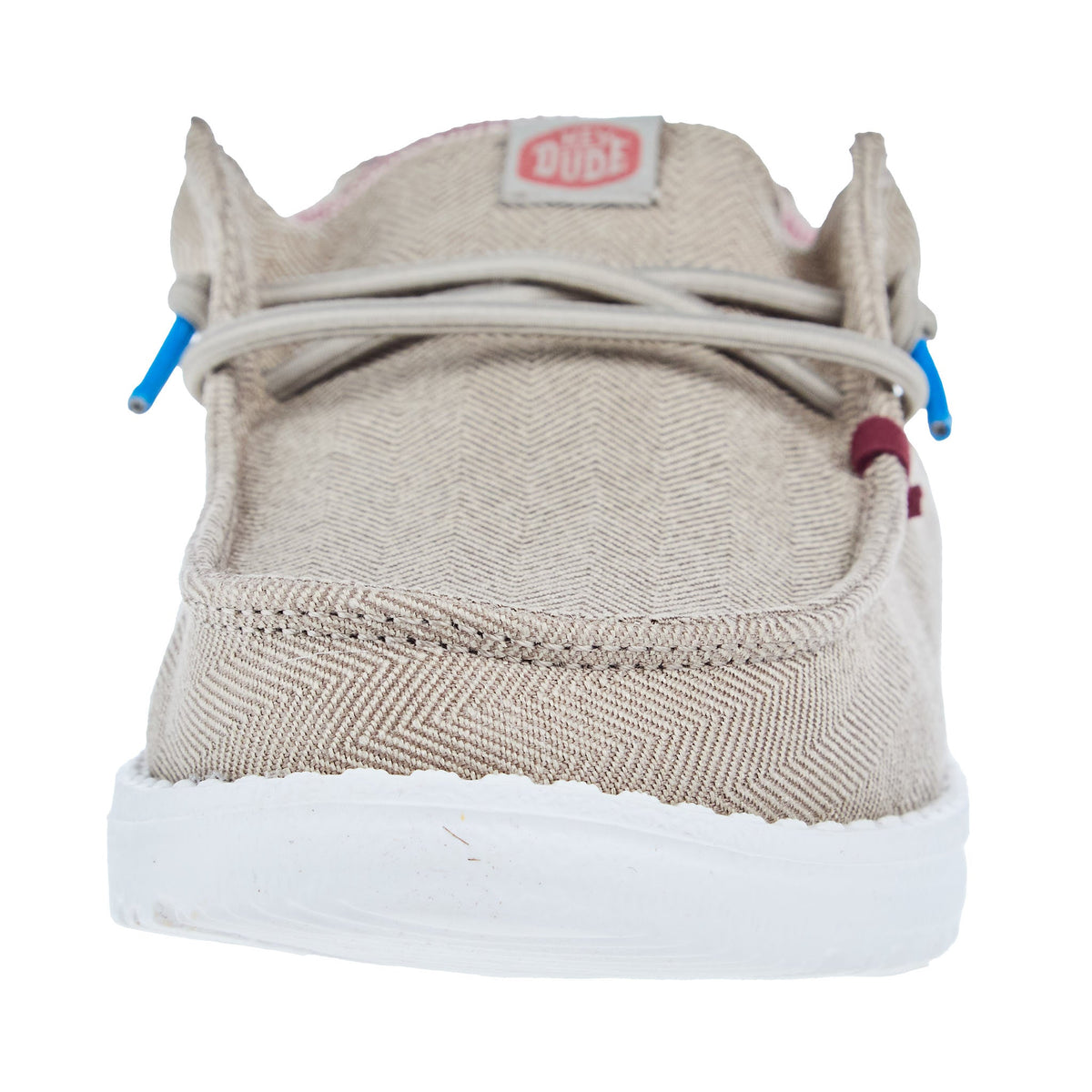 Hey Dude Youth Wally Herringbone Tan Casual Shoe