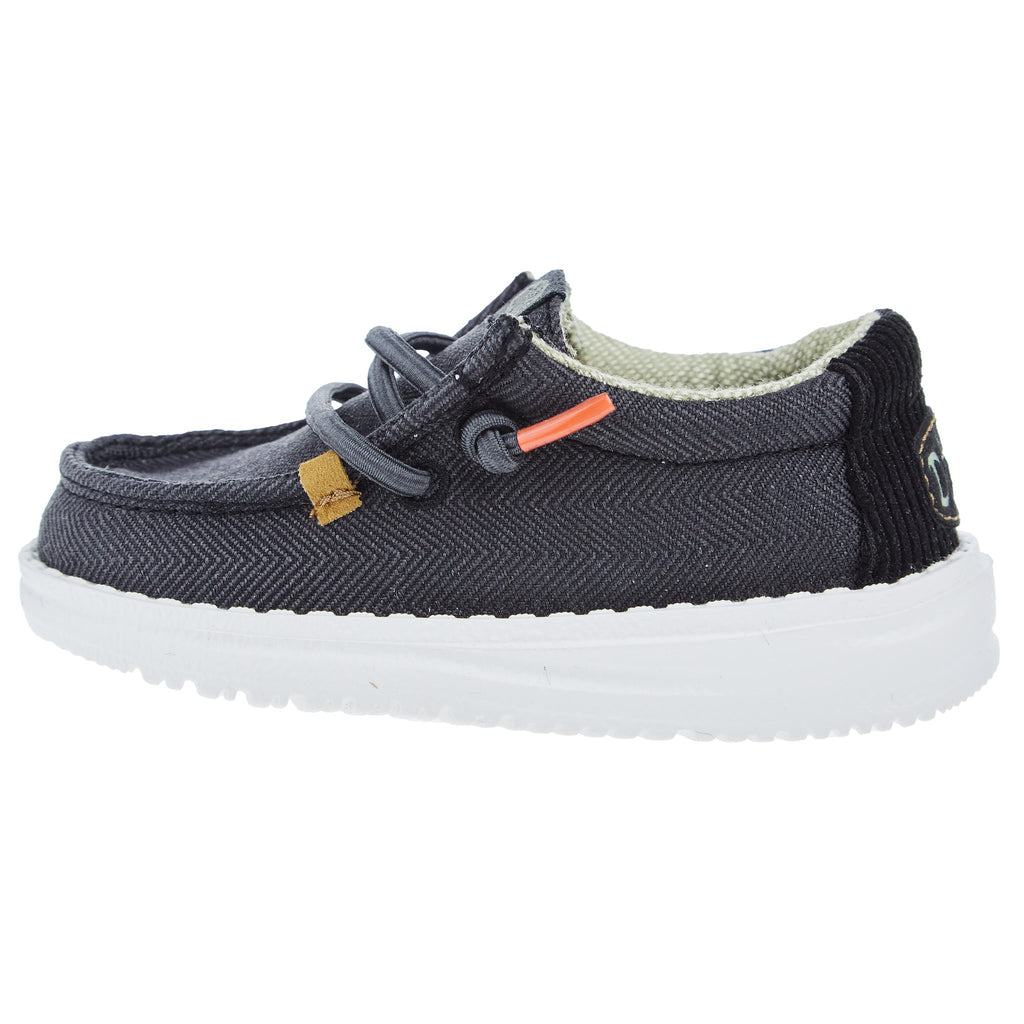 Hey Dude Wally Toddler Herringbone Black