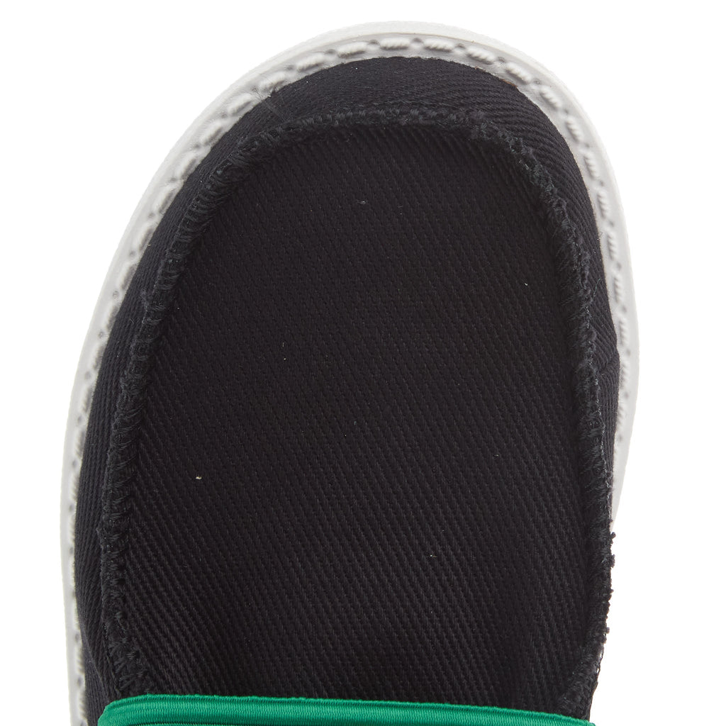 Hey Dude Youth Funk Gaming Black and Green Casual Shoe