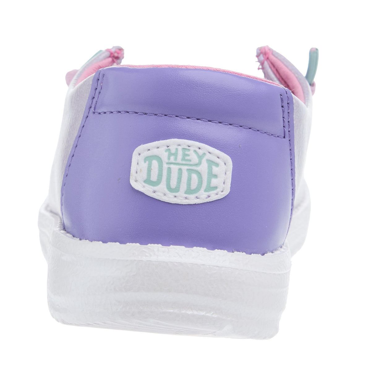 Hey Dude Youth Wendy Iridescent Sparkle Purple Casual Shoe