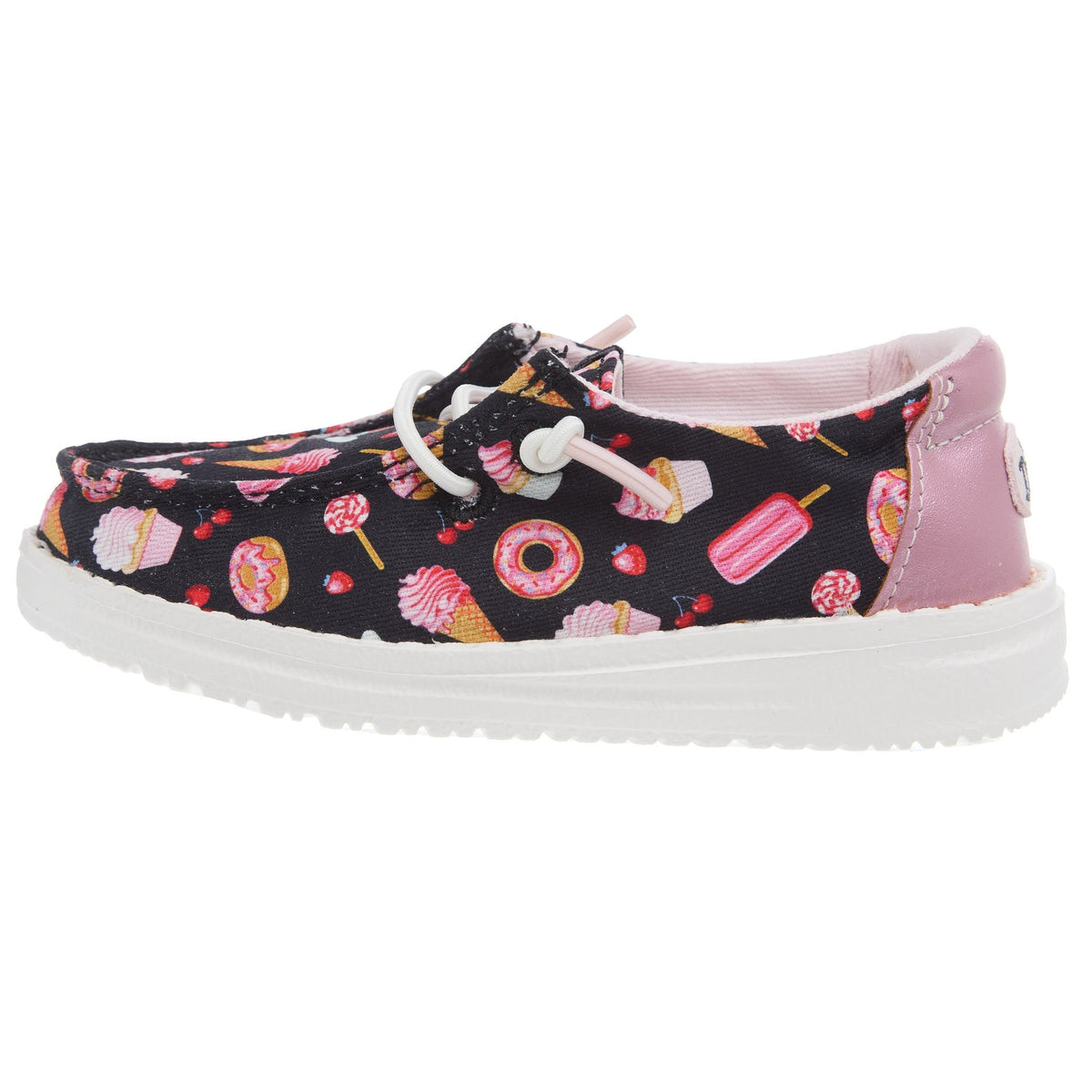 Hey Dude Toddler Sweet Treat Navy and Multicolor Casual Shoe