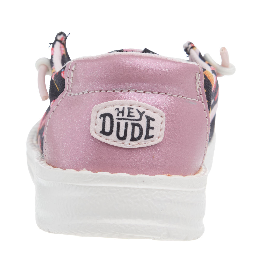 Hey Dude Toddler Sweet Treat Navy and Multicolor Casual Shoe