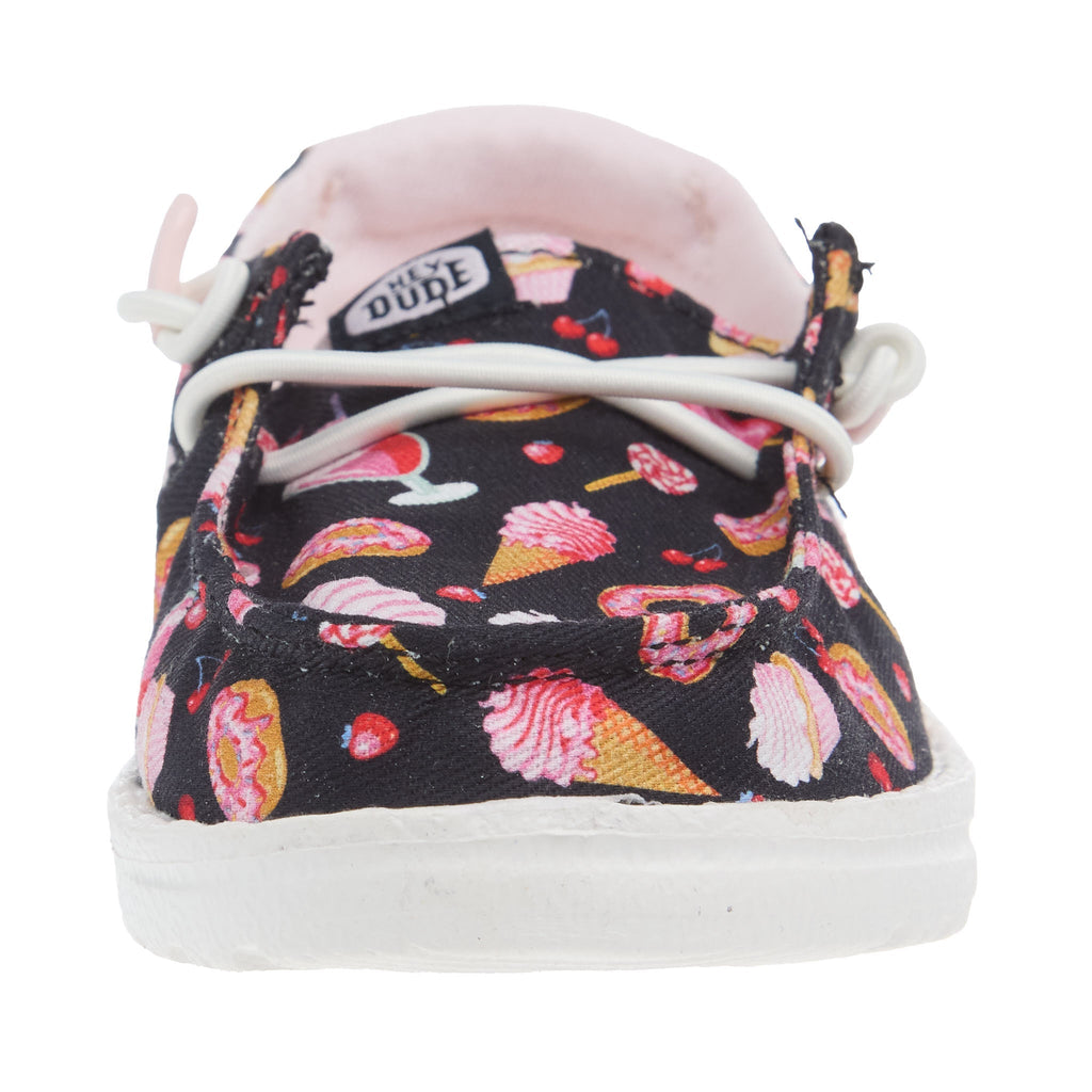 Hey Dude Toddler Sweet Treat Navy and Multicolor Casual Shoe