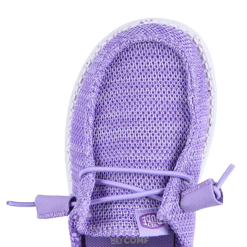 Hey Dude Kid's Wendy Purple Stretch Sox