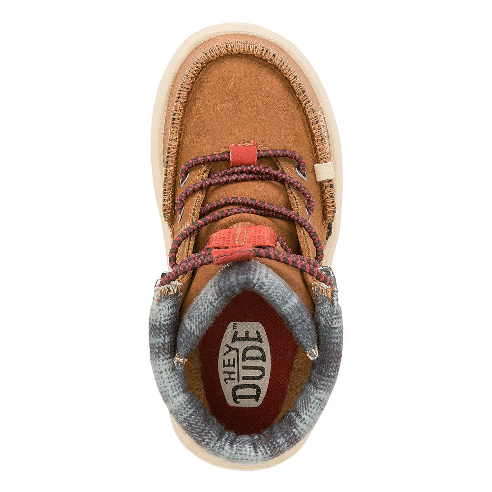 Hey Dude Kid's Bradley Classic Cognac Boot