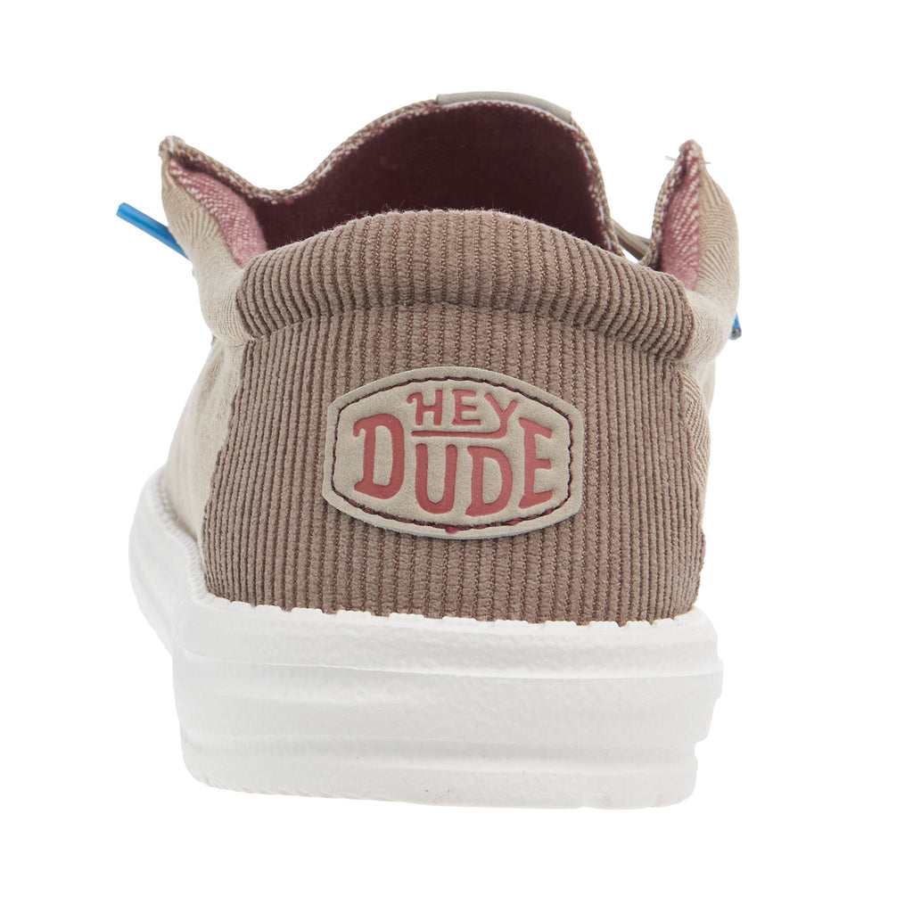 Hey Dude Men`s Tan Wally Herringbone Casual Shoe