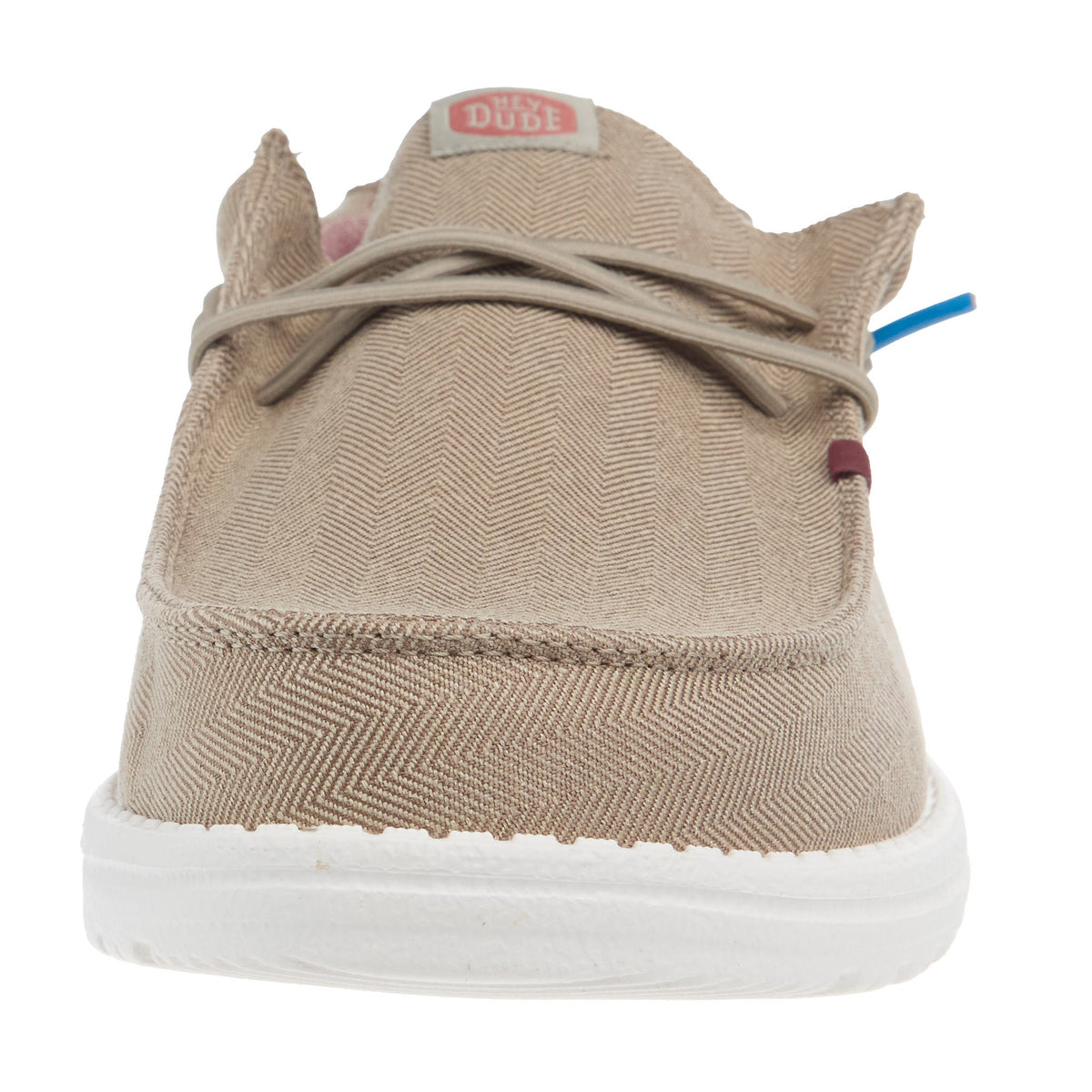 Hey Dude Men`s Tan Wally Herringbone Casual Shoe