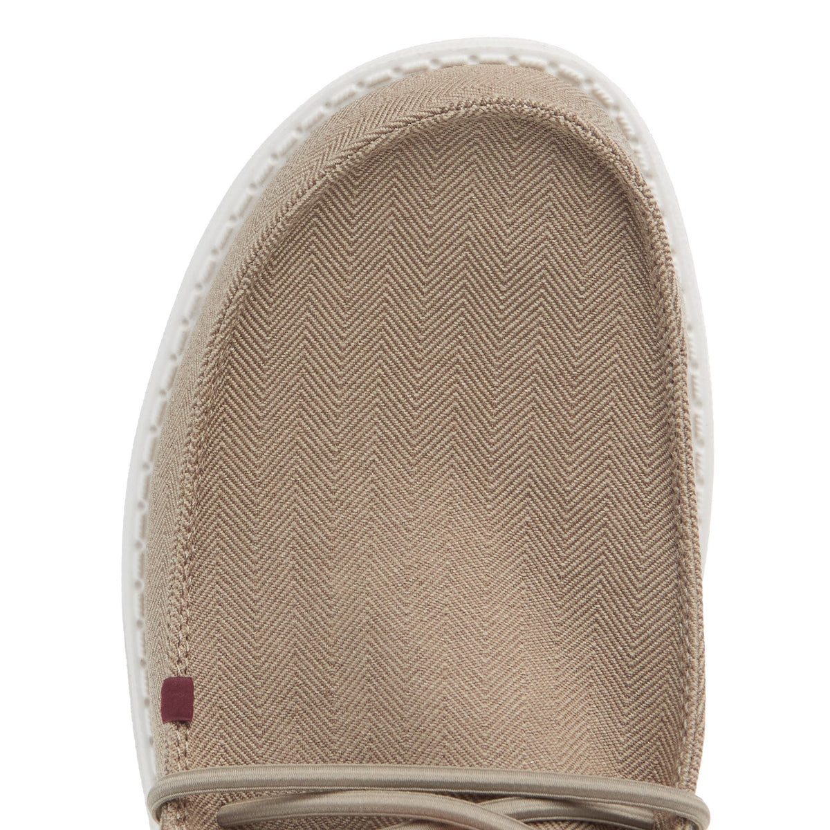 Hey Dude Men`s Tan Wally Herringbone Casual Shoe
