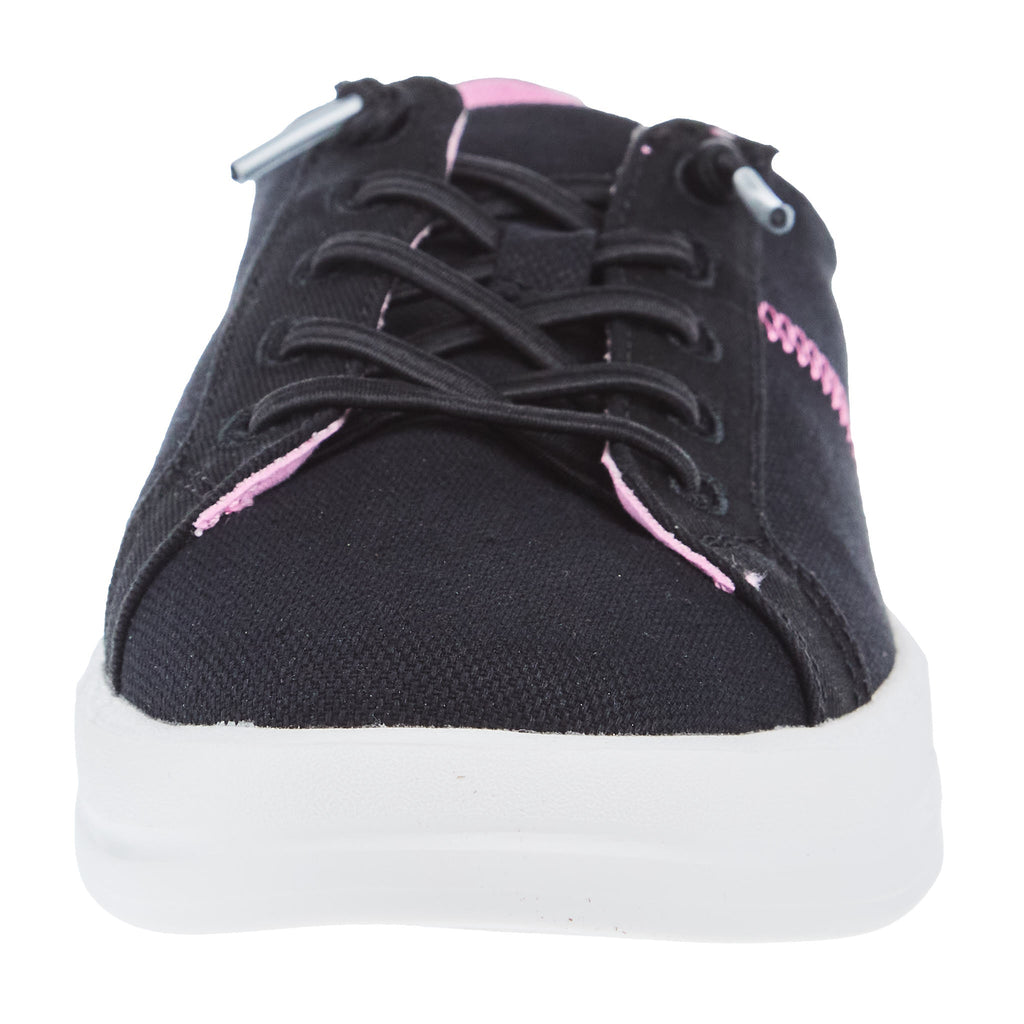 Hey Dude Youth Karina Sparkle Black Cow Casual Shoe