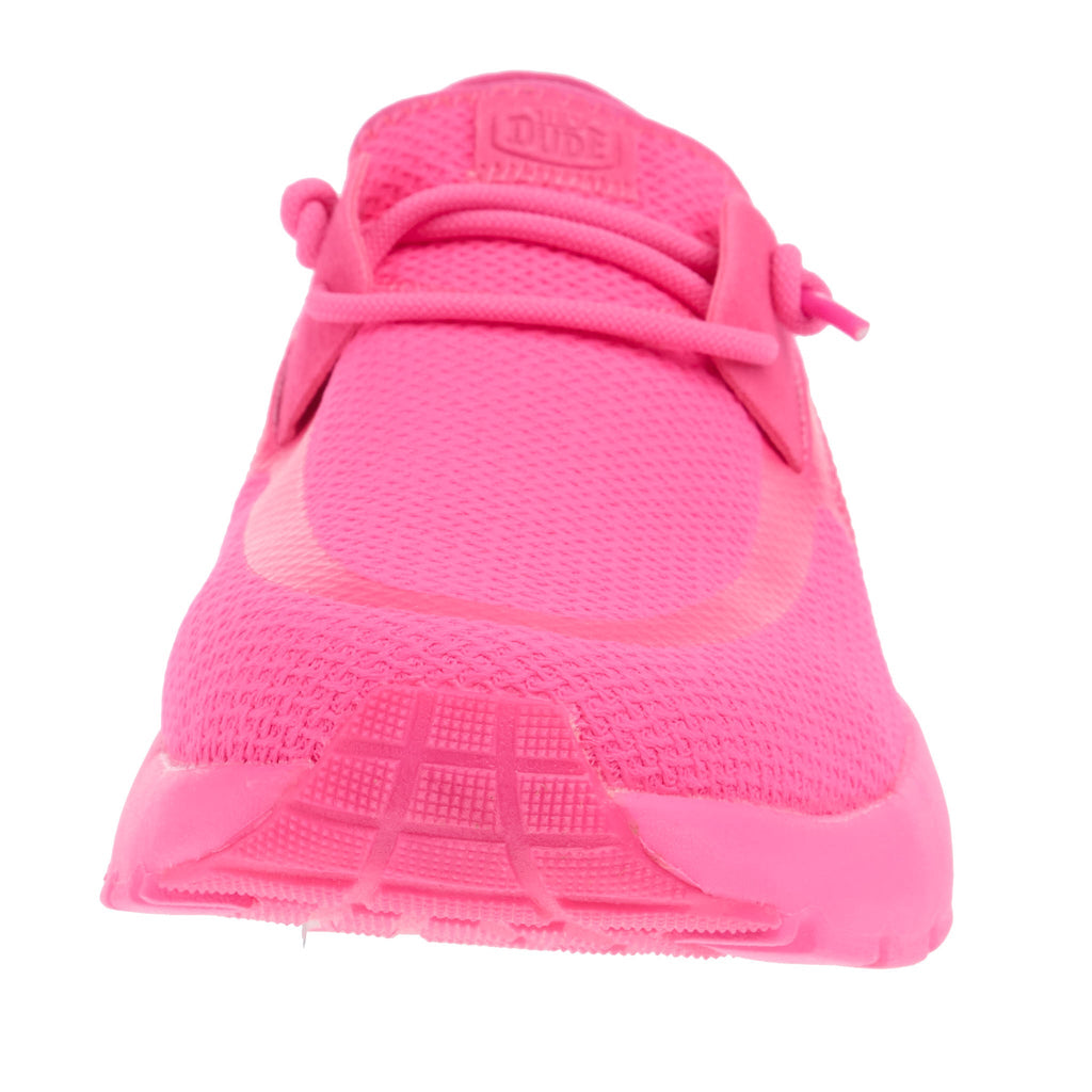 Hey Dude Women`s Electric Pink Sirocco Casual Shoe