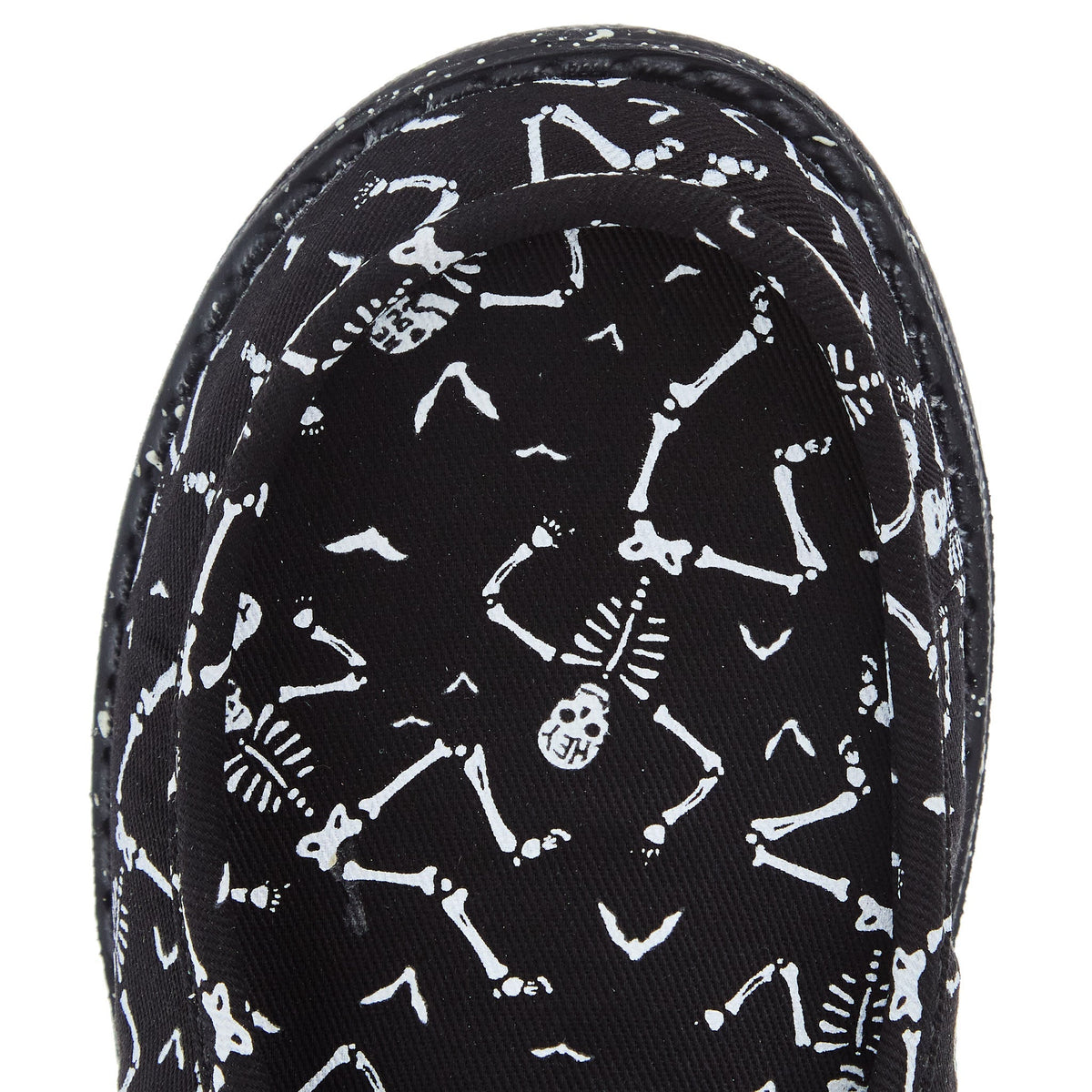 Hey Dude Wally Youth Skeletons Black