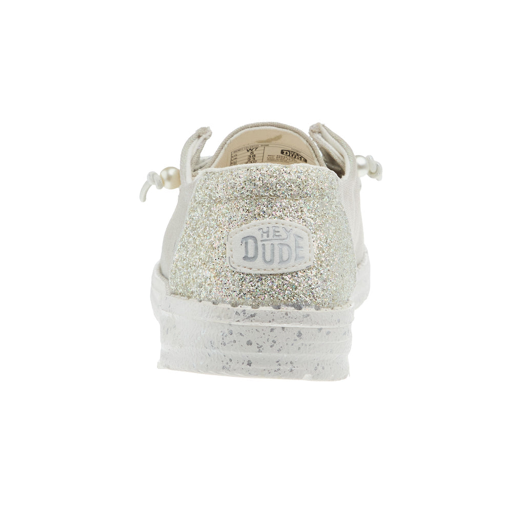 Hey Dude Womens Wendy Celestial Shine Ivory Shoe