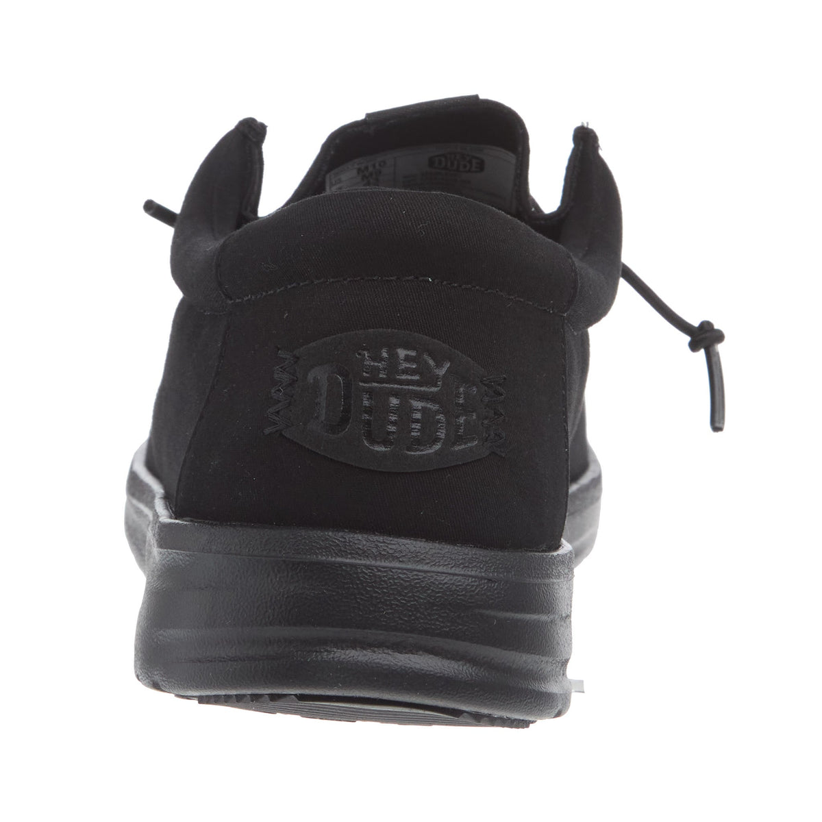Hey Dude Men's Triple Black Wally Work Casual Shoe