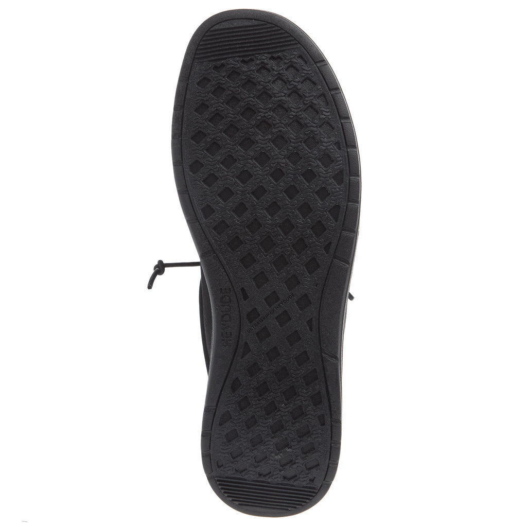 Hey Dude Men's Triple Black Wally Work Casual Shoe