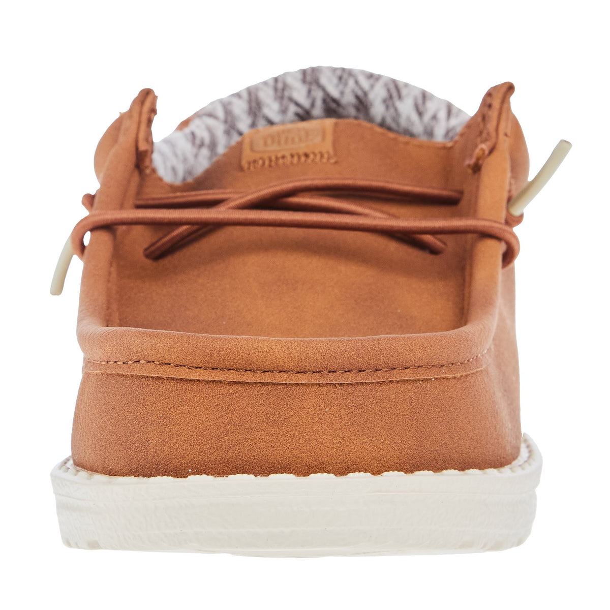 Hey Dude Wally Youth Classic Tan Faux Leather Slip-On