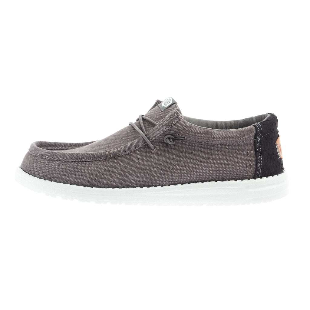Hey Dude Men`s Grantie Grey Wally Workwear Casual Shoe