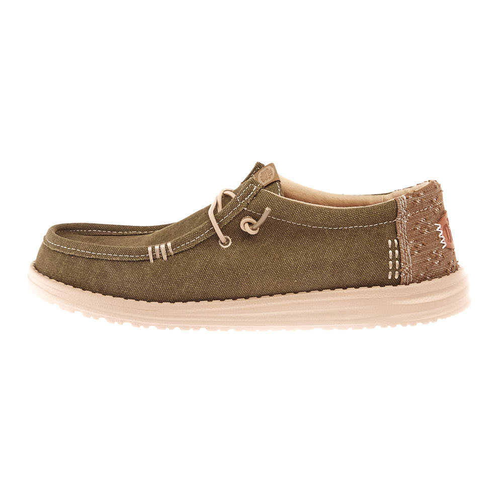 Hey Dude Men`s Green Wally Workwear Casual