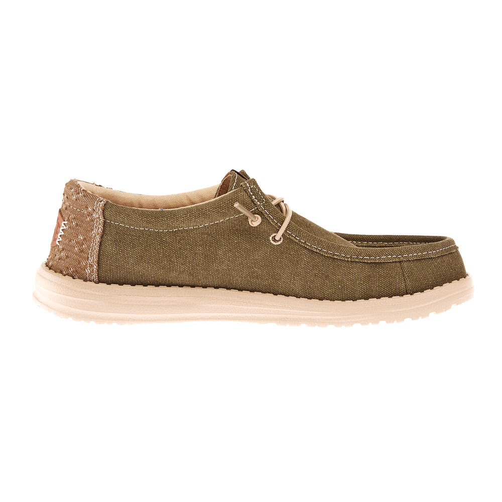 Hey Dude Men`s Green Wally Workwear Casual