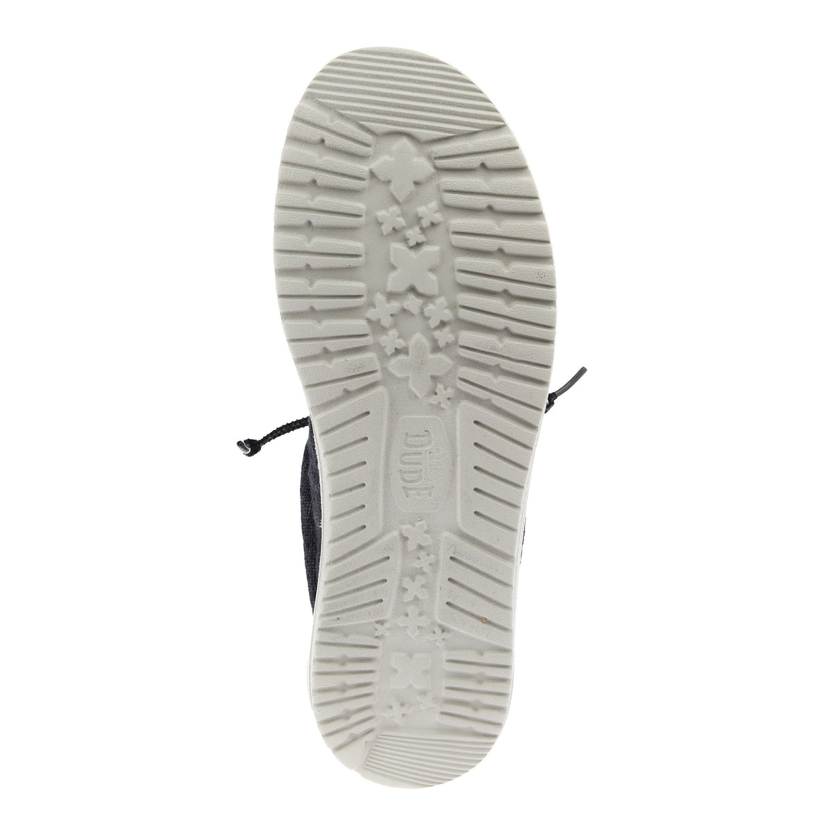 Hey Dude Men`s Wally Jute Black/Granite Grey Shoe