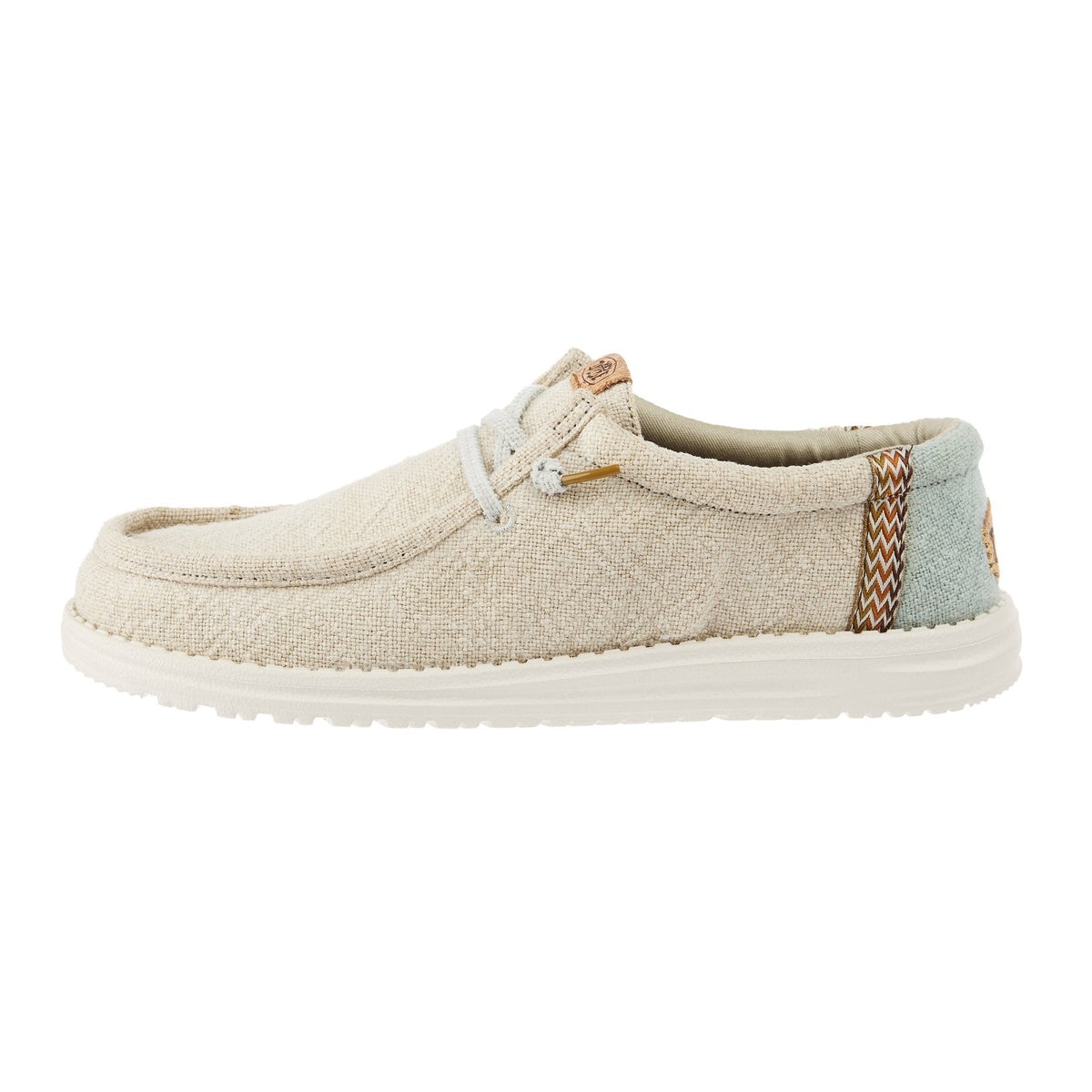 Hey Dude Men`s Stone Grey Wally Jute Casual Shoe
