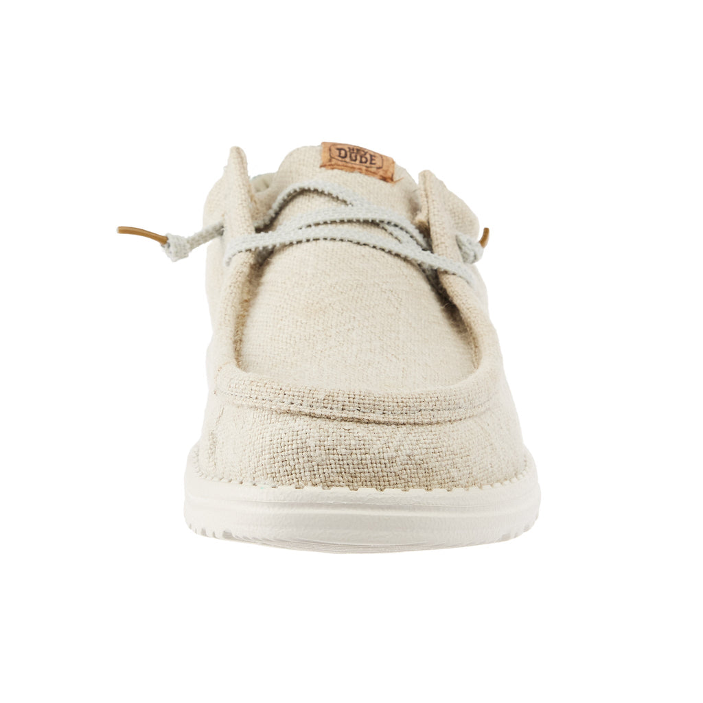 Hey Dude Men`s Stone Grey Wally Jute Casual Shoe